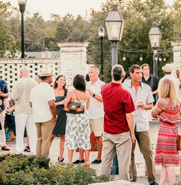 Group of poeple at a party